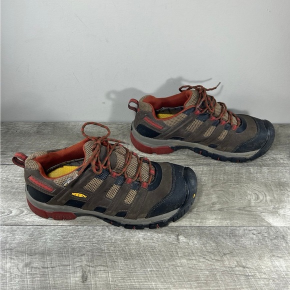 Keen 1014608 Utility Omaha Mens Leather Waterproof Hiking Steel Toe Boots 10 D - Picture 1 of 9